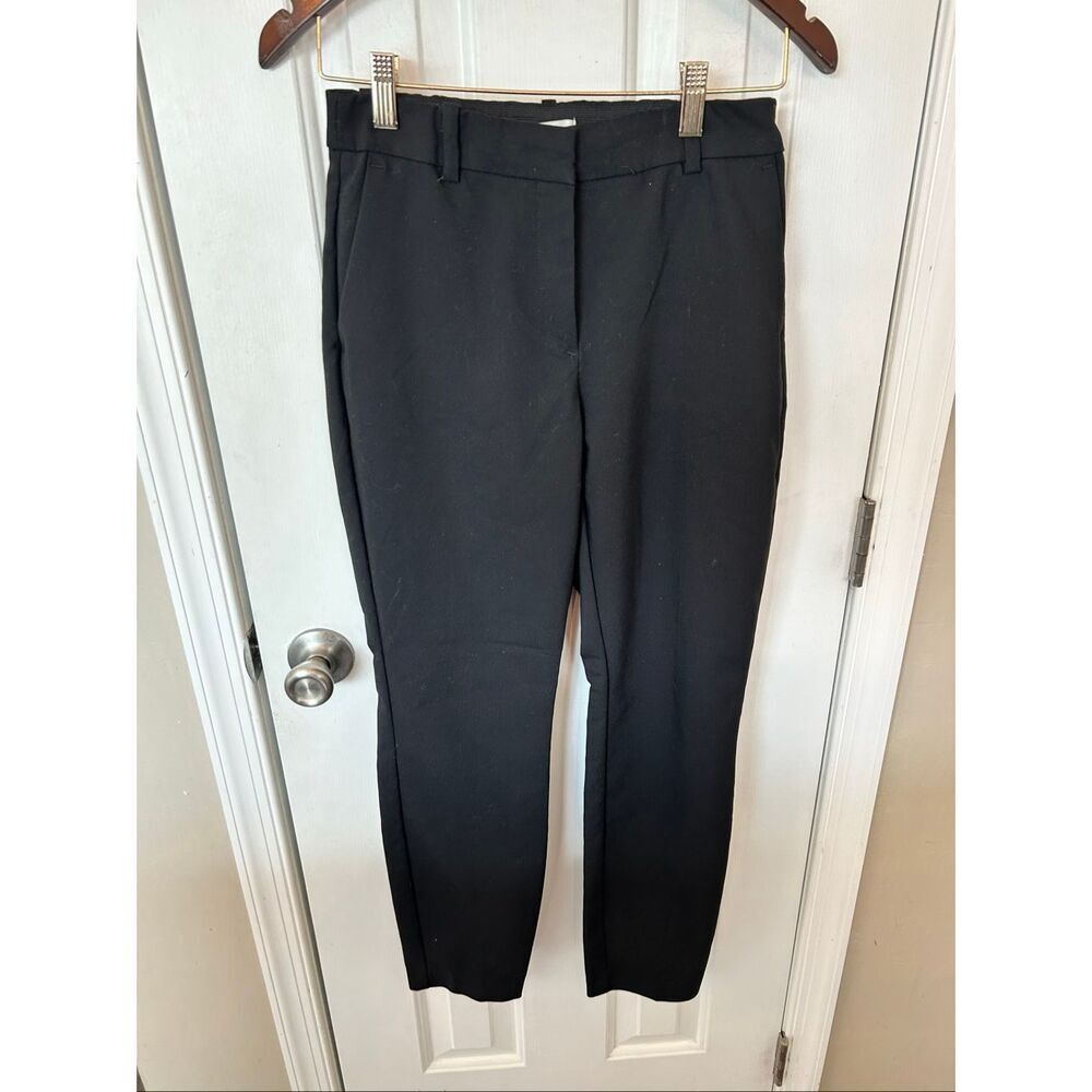 H&M black high waisted dress pants skinny size 6